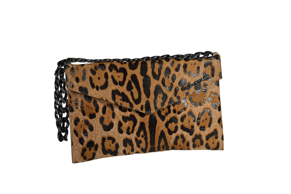 Borsa in pelle animalier